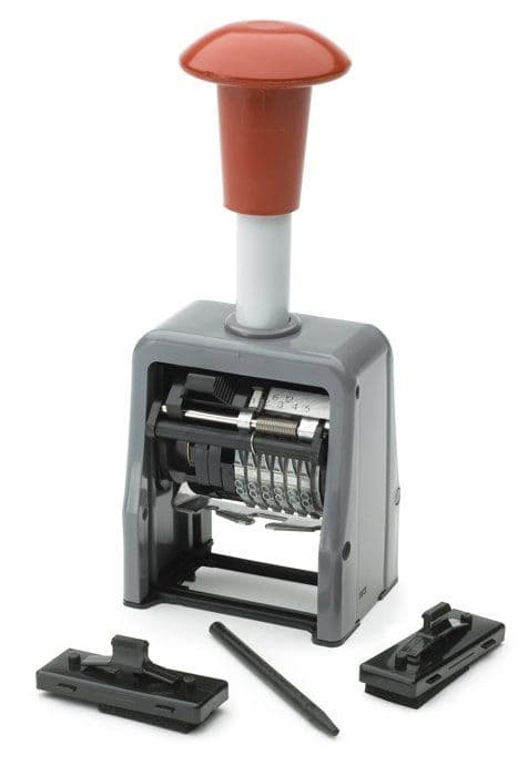 Trodat - 286881 - 5756 Numreringsstämpel med 8-siffrig bläckkassett 5,5 mm (UK Import)
