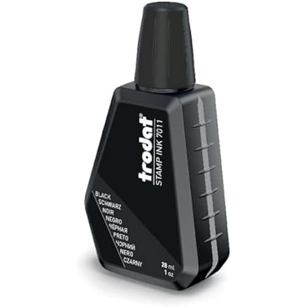 Tinte för Stämpel - TRODAT - TR7800 - 28 ml - Vattenbaserad - Svart