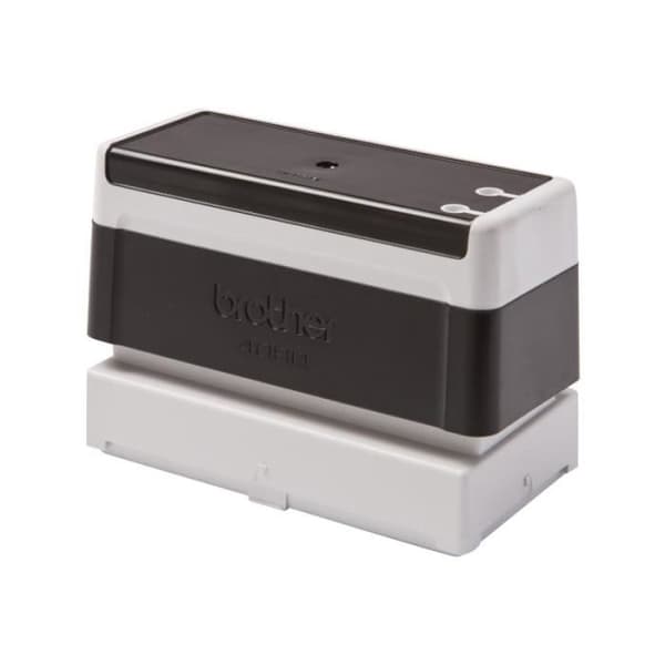 Förtryckt stämpel - Brother - PR-4090B - Svart - 40 x 90 mm - Personlig text - Pack om 6