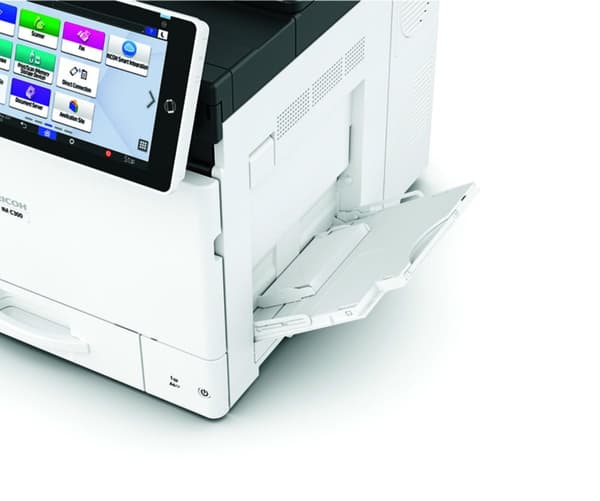 Multifunctional laser color Ricoh IMC300, A4, Functii:Impr|Scan|Cop,Viteza Print Mono:30ppm,Viteza Print color:30ppm,Conectiv:USB|Ret|WiFi,Duplex:Da,A Svart, Vit