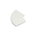 Miniatyrbillede 2 af 2: Zebra hvide PVC-kort 500 stk.