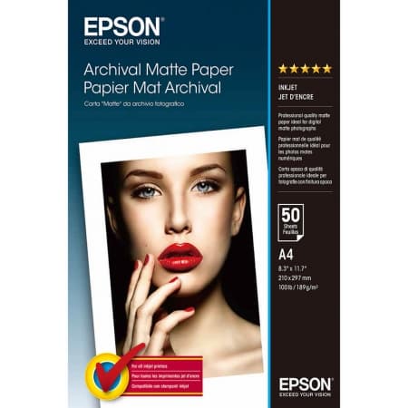 Epson Arkivpapir A4 Matt (50)