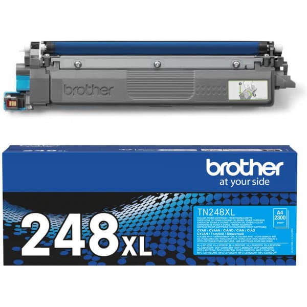 Brother TN248XLC -lasertonerpatron, cyan