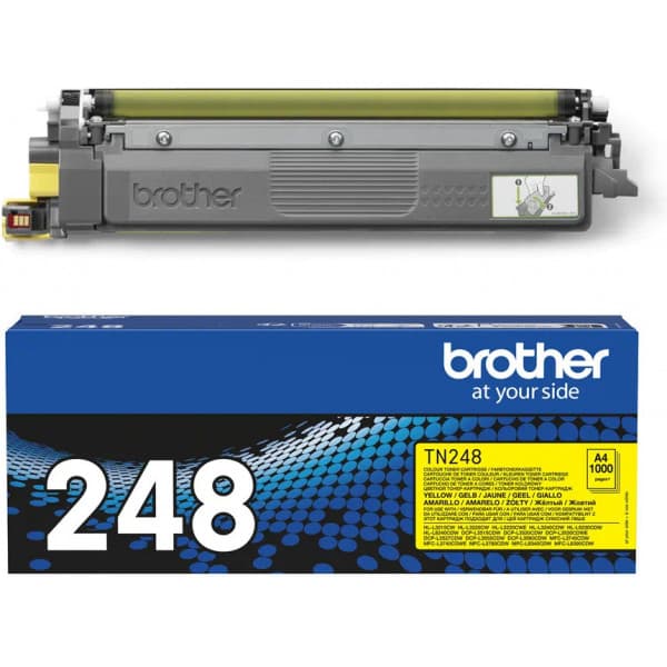 Brother TN248Y -lasertonerpatron, gul