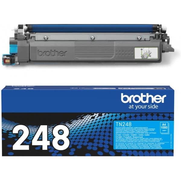 Brother TN248C -laservärikasetti, syaani