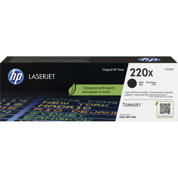 HP 220X -laservärikasetti, musta