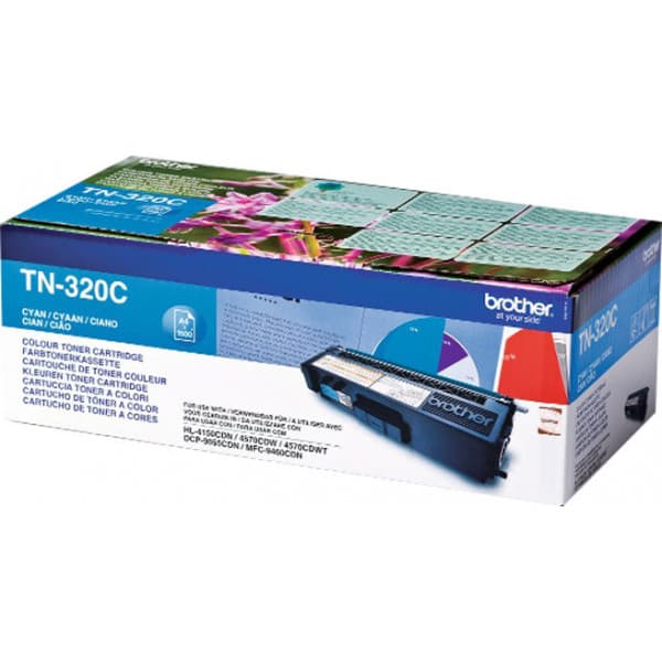 Brother TN320C -lasertonerpatron, cyan