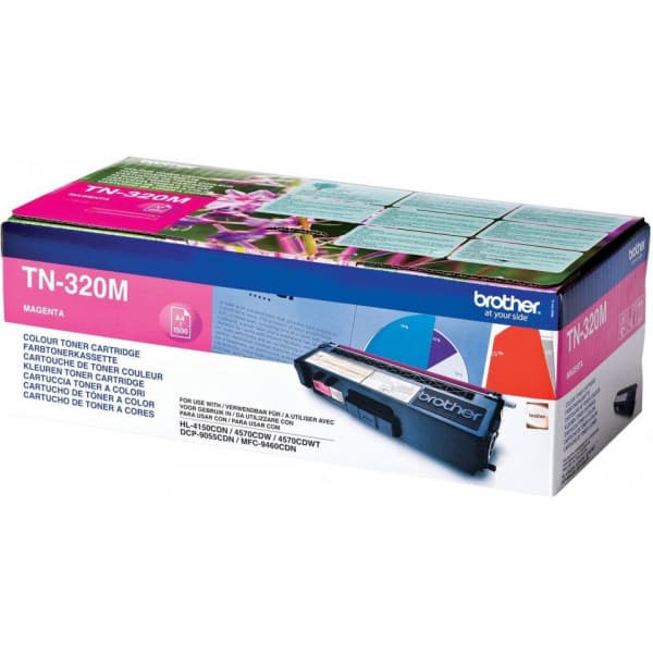 Brother TN320M -laserskrivarkassett, magenta