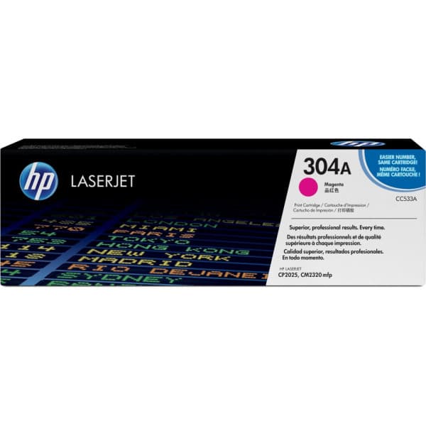HP 304A -lasertonerpatron, magenta