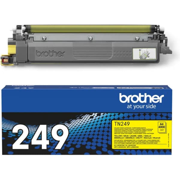 Brother TN249Y -laserpatron, gul