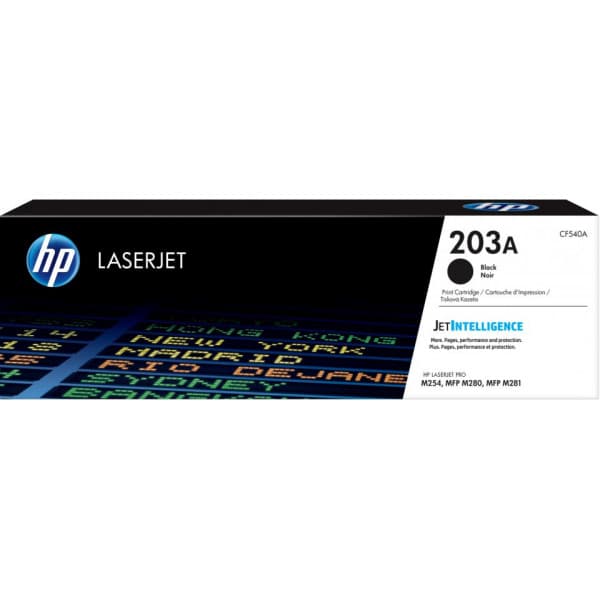 HP 203A -laserkassett, svart