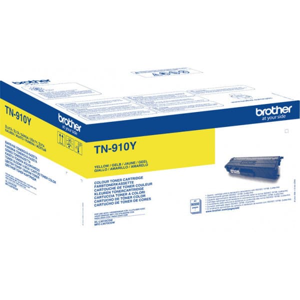 Brother TN910C -lasertoner, gul