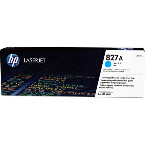 HP 827A -laservärikasetti, syaani