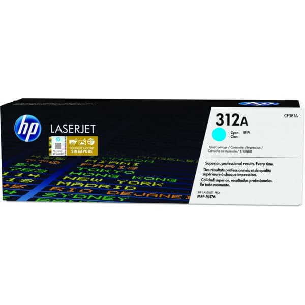 HP 312A -laserpatron, cyan