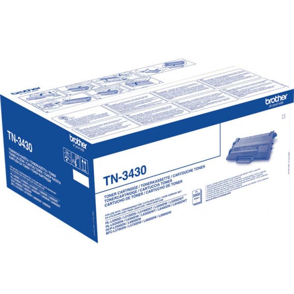 Brother TN3430 -laserpatron, svart