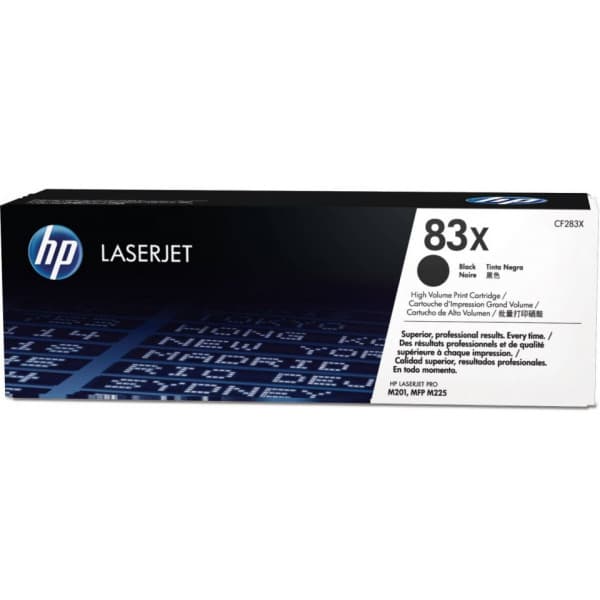 HP 83X -lasertonerpatron, svart