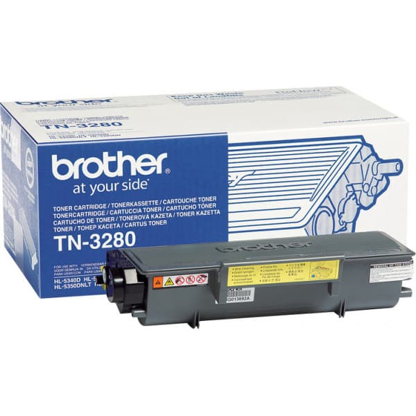 Brother TN3280 -laservärikasetti, musta