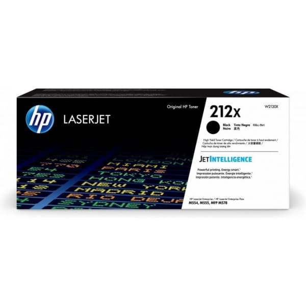 HP 212X -laserpatron, svart