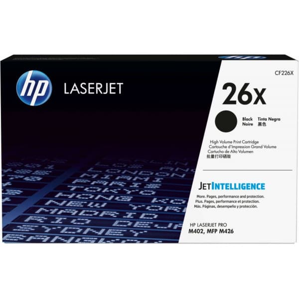 HP 26X -lasertonerkasett, svart