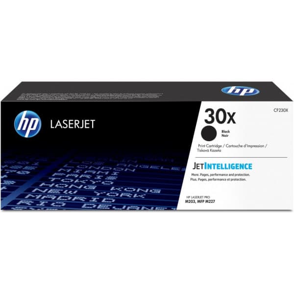 HP 30X -lasertoner, svart