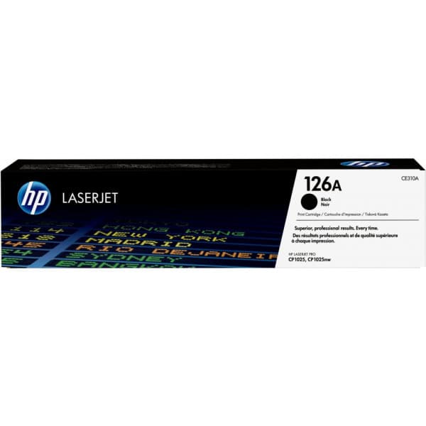 HP 126A -lasertonerkassett, svart
