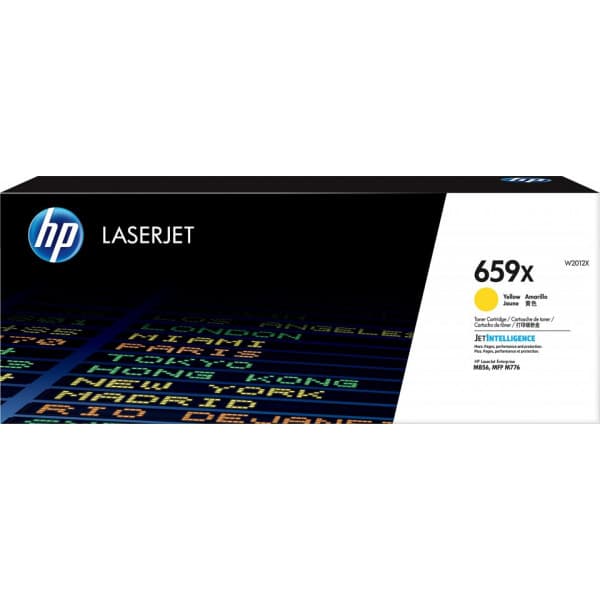 HP 659X -laservärikasetti, keltainen