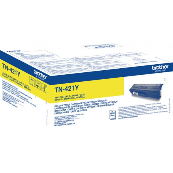 Brother TN421Y -laserpatron, gul
