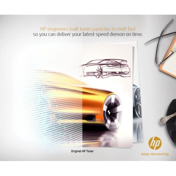HP 410X -lasertonerpatron, gul