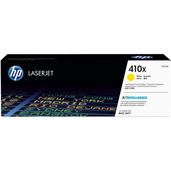 HP 410X -lasertonerpatron, gul
