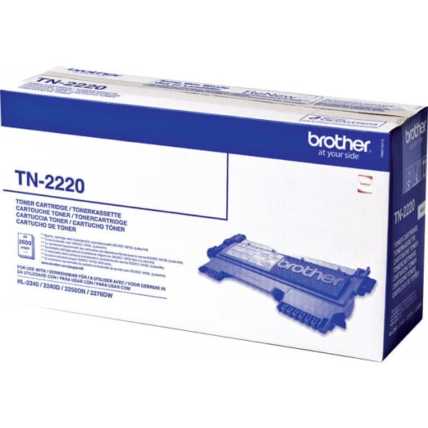 Brother TN2220 -laservärikasetti, musta
