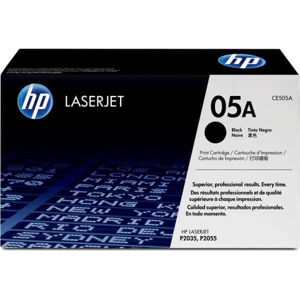 HP 05A -laserpatron, svart