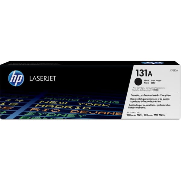 HP 131A -lasertonerpatron, svart
