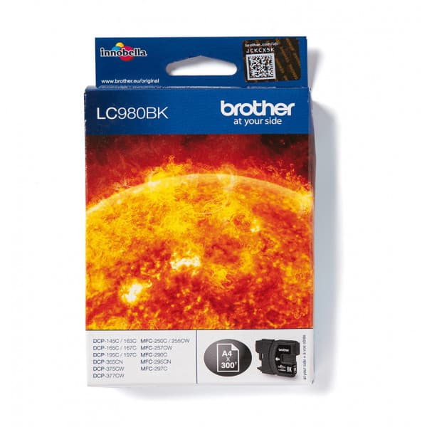 Brother LC980BK - bläckpatron, svart