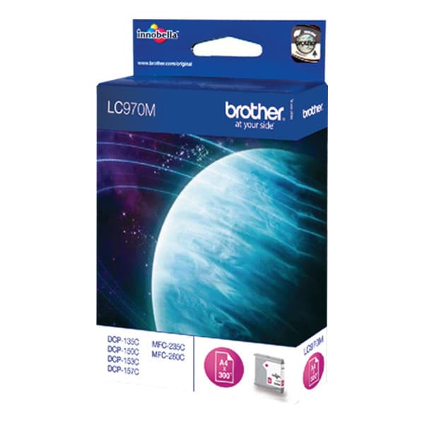 Brother LC-970M -mustekasetti, magenta
