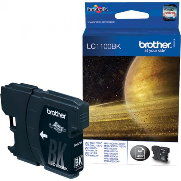 Brother LC-1100BK bläckpatron, svart