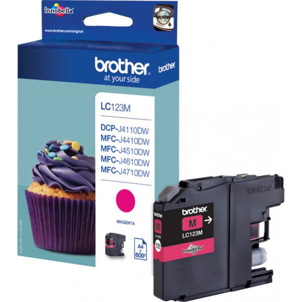 Brother LC-123M - bläckpatron, magenta