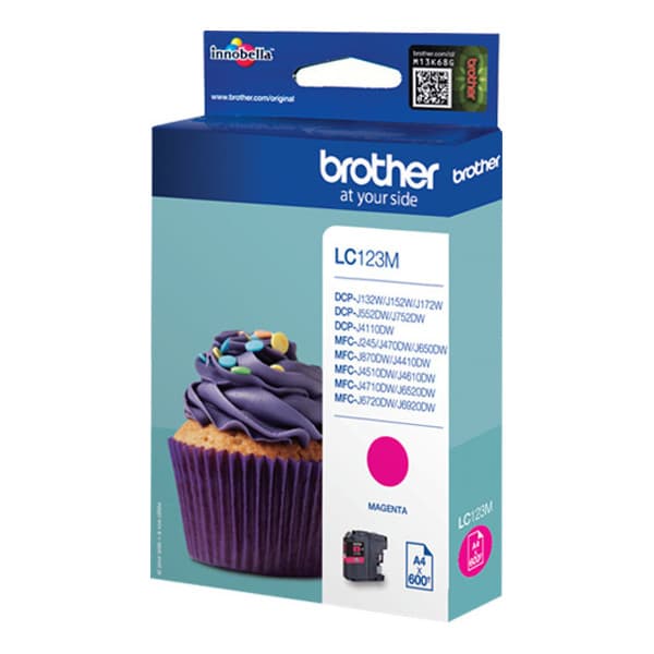 Brother LC-123M - bläckpatron, magenta