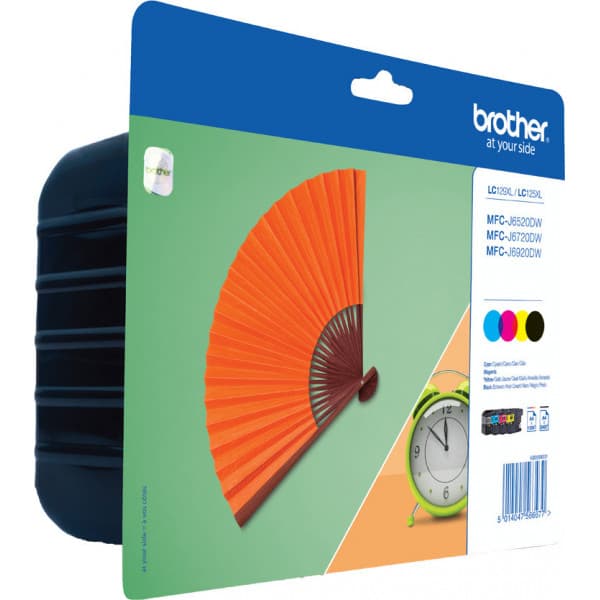 Brother LC129XL - bläckpatronpaket, 4 färger