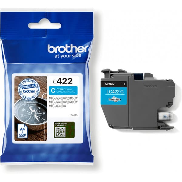 Brother LC422C - bläckpatron, cyan