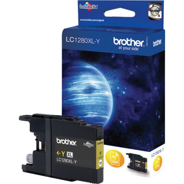 Brother LC1280XLY -bläckpatron, gul