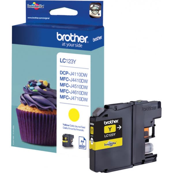Brother LC-123Y - bläckpatron, gul