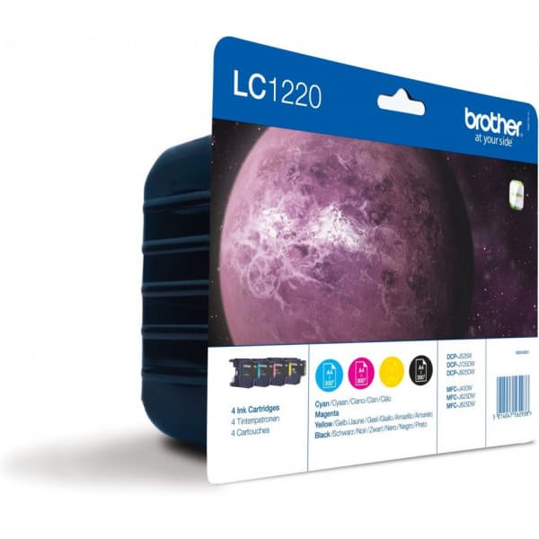 Brother LC1220 -mustekasettipakkaus, 4 väriä