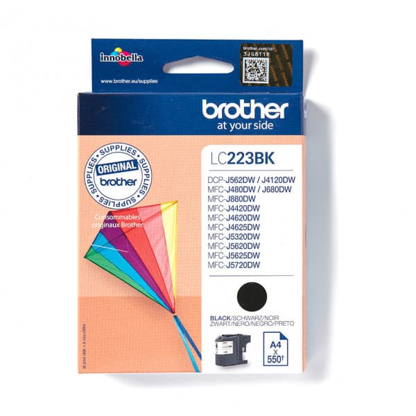 Brother LC-223BK - bläckpatron, svart