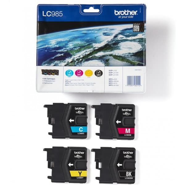 Brother LC-9805 - bläckpatronpaket, 4 färger