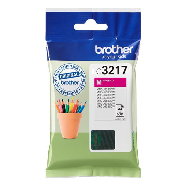Brother LC3217M - bläckpatron, magenta