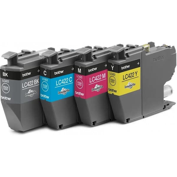 Brother LC422VALDR - bläckpatronpaket, 4 färger