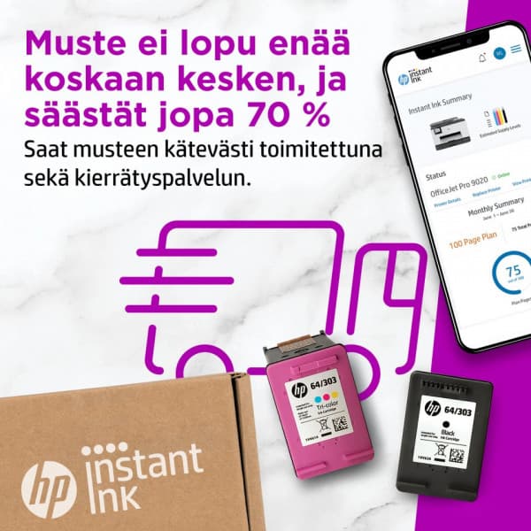 HP 62XL -mustekasetti, musta