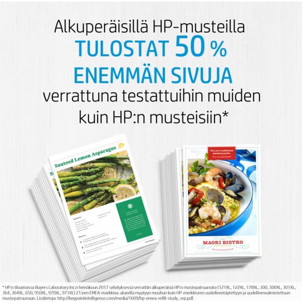 HP 62XL -mustekasetti, musta