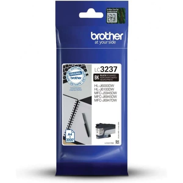 Brother LC3237BK - bläckpatron, svart