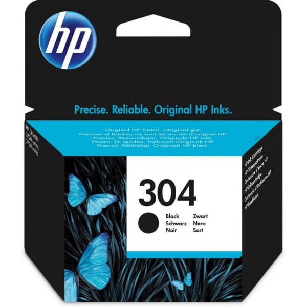 HP 304 -mustekasetti, musta